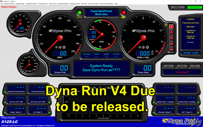 New Dyna Run V4 Dynamometer Control Software